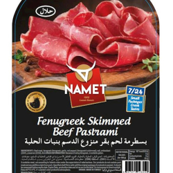 Namet Fenugreek Skimmed Beef Pastrami 100g, Pack Of 8
