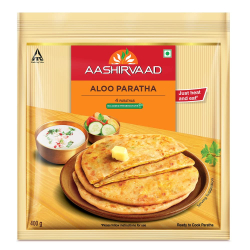 Aashirvaad Aloo Paratha 400g, Pack Of 24 Aashirvaad Aloo Paratha 400g, Pack Of 24