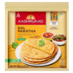 Aashirvaad Dal Paratha 400g, Pack Of 24 Aashirvaad Dal Paratha 400g, Pack Of 24