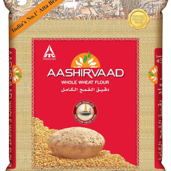Aashirvaad Whole Wheat Flour Shudh Chakki Atta 10kg, Pack Of 2 Aashirvaad Whole Wheat Flour Shudh Chakki Atta 10kg, Pack Of 2