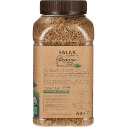 Falak Organic Brown Basmati Rice 1.5 kg, Pack OF 8
