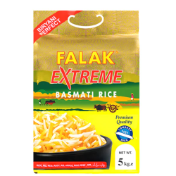 Falak Extreme Basmati Rice 5kg, Pack Of 4