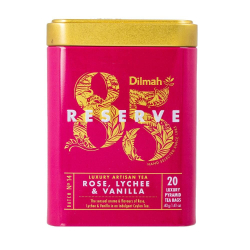Dilmah 85 Reserve Rose Lychee & Vanilla 20 Tea Bag 40g, Pack Of 5 Dilmah 85 Reserve Rose Lychee & Vanilla 20 Tea Bag 40g, Pack Of 5