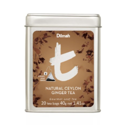 Dilmah Natural Ceylon Ginger Tea 20 Teabag 40g, Pack Of 6 Dilmah Natural Ceylon Ginger Tea 20 Teabag 40g, Pack Of 6