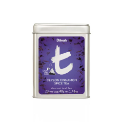 Dilmah T-Series Ceylon Cinnamon Spice Tea 20 Tea Bag 40g, Pack Of 20