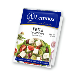 Lemnos Traditional Fetta 180g, Pack Of 12 Lemnos Traditional Fetta 180g, Pack Of 12