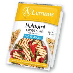 Lemnos Reduced Salt Haloumi 180g, Pack Of 12