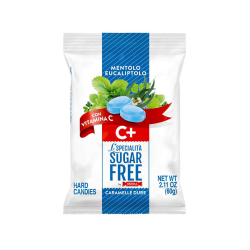 Serra Sugar Free Candies Menthol Eucalyptus With Vitamin C 60g, Pack Of 8 Serra Sugar Free Candies Menthol Eucalyptus With Vitamin C 60g, Pack Of 8