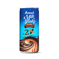 Amul Double Chocolate Milkshake Can, 30x200 ml