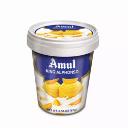 Amul Ice Cream King Alphonso 500ml, Pack Of 6 Amul Ice Cream King Alphonso 500ml, Pack Of 6