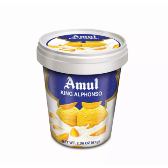 Amul Ice Cream King Alphonso 500ml, Pack Of 6