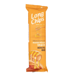 Long Chips Potato Snack Honey BBQ Flavor 20x75g