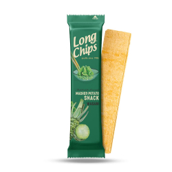  Long Chips Potato Snack Wasabi 20x75g