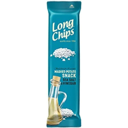  Long Chips Potato Snack Sea Salt and Vinegar, 20x75g