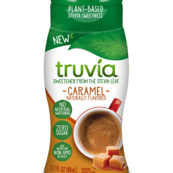 Truvia Zero-Calorie Liquid Sweetener from the Stevia Leaf, Caramel Flavor, Pack Of 12 Truvia Zero-Calorie Liquid Sweetener from the Stevia Leaf, Caramel Flavor, Pack Of 12