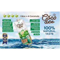 Coco Dee Salam Coconut Water 1 ltr, Pack Of 12