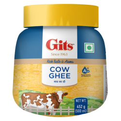 Gits Cow Ghee 500 ml Jar, Pack Of 6 Gits Cow Ghee 500 ml Jar, Pack Of 6