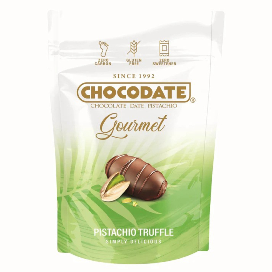 Chocodate Gourmet Pistachio Truffle, Gluten Free 150g, Pack Of 6