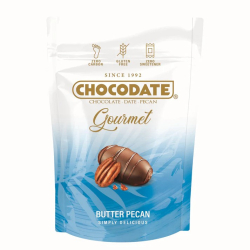 Chocodate Gourmet Butter Pecan, Gluten Free 150g, Pack Of 6 Chocodate Gourmet Butter Pecan, Gluten Free 150g, Pack Of 6