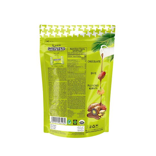 Chocodate Pistachio Kunafa 90g, Pack Of 6
