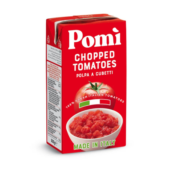 Pomi Chopped Tomatoes 500g, Pack Of 12