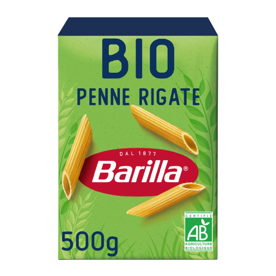 Barilla Penne Rigate Bio 500g, Pack Of 8