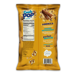 Candy Pop Popcorn Twix, Made With Twix Candy, Low Sodium, 150 Cal, Non GMO ,5.25OZ (149g), Pack Of 6 Candy Pop Popcorn Twix, Made With Twix Candy, Low Sodium, 150 Cal, Non GMO ,5.25OZ (149g), Pack Of 6