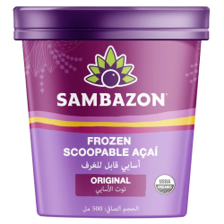 Sambazon Frozen Scoopable Açaí Sorbet 500 ml, Pack Of 6