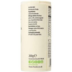 Doves Farm Bicarbonate Of Soda Gluten Free 200g, Pack Of 16 Doves Farm Bicarbonate Of Soda Gluten Free 200g, Pack Of 16