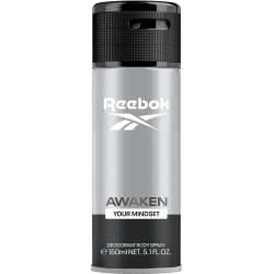 Reebok Awaken Your Mind Deodorant 150 ml, Pack Of 6 Reebok Awaken Your Mind Deodorant 150 ml, Pack Of 6