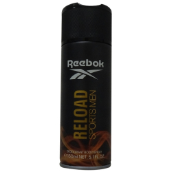 Reebok Reload Deodorant Body Spray Sport Men's 150ml, Pack Of 6 Reebok Reload Deodorant Body Spray Sport Men's 150ml, Pack Of 6