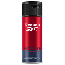 Reebok Activate Your Senses Man Deodorant Body Spray Sport Men's 150ml, Pack Of 6 Reebok Activate Your Senses Man Deodorant Body Spray Sport Men's 150ml, Pack Of 6