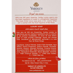 Yardley London Red Rose Soap 100g, Pack Of 24 Yardley London Red Rose Soap 100g, Pack Of 24