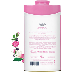 Yardley London English Rose Perfumed Talcum Body Powder, All Day Fragrance, Soft And Feminine Freshness- 250g, Pack Of 12  Yardley London English Rose Perfumed Talcum Body Powder, All Day Fragrance, Soft And Feminine Freshness- 250g, Pack Of 12