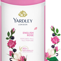 Yardley London English Rose Perfumed Talcum Body Powder, All Day Fragrance, Soft And Feminine Freshness- 250g, Pack Of 12  Yardley London English Rose Perfumed Talcum Body Powder, All Day Fragrance, Soft And Feminine Freshness- 250g, Pack Of 12