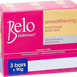 Belo Essentials Smoothening Whitening Body Bar 3x90g, Pack Of 6