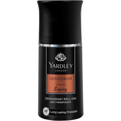 Yardley London Yardley Gentleman Legacy Deodorant Roll On 2x50ml, Pack Of 2