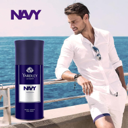 Yardley London Navy Body Spray For Men, Fresh Marine Fragrance 150ml, Pack Of 12