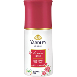 Yardley London Rose Anti-Perspirant Roll On 50 ml, Pack Of 12