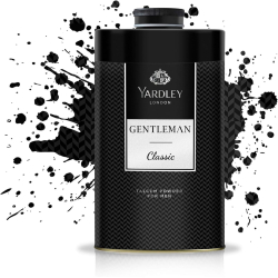 Yardley London Gentleman Classic Deodorizing Talc 150g Fresh Woody Scent For Men Masculine Fragrance, Pack Of 12