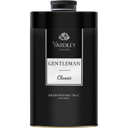 Yardley London Gentleman Classic Deodorizing Talc 150g Fresh Woody Scent For Men Masculine Fragrance, Pack Of 12