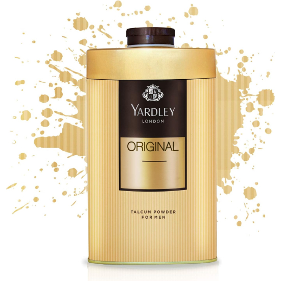 Yardley London Original Classic Perfumed Talcum Body Powder  Fresh And Scented All-Day, 150g, Pack Of 12