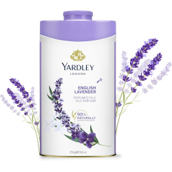 Yardley London English Lavender and Imperial Jasmine Perfumed  Assorted Talc 2X250g, Pack Of 6