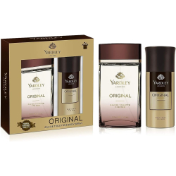 Yardley London Original Perfumed Gift Set - Eau de Toilette 100ml + Body Spray 150ml For Men, Pack Of 6 Yardley London Original Perfumed Gift Set - Eau de Toilette 100ml + Body Spray 150ml For Men, Pack Of 6