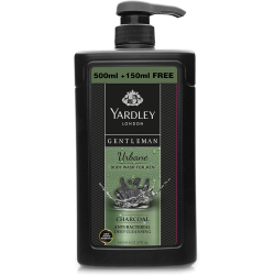 Yardley London Gentleman Antibacterial Deep Cleansing Body Wash, Urbane, 500 ml + 150 ml Yardley London Gentleman Antibacterial Deep Cleansing Body Wash, Urbane, 500 ml + 150 ml