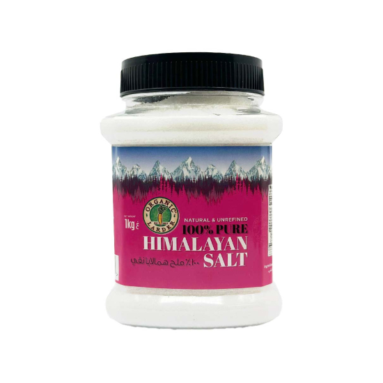 Organic Larder Salt Natural Himalayan Rock 1kg, Pack Of 12