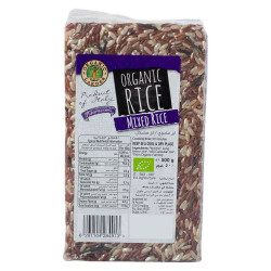 Organic Larder Mixed Rice Vegan 500g, Pack Of 6 Organic Larder Mixed Rice Vegan 500g, Pack Of 6