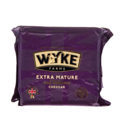 Wyke Farms Extra Mature Cheddar Cheese 12x200g Wyke Farms Extra Mature Cheddar Cheese 12x200g