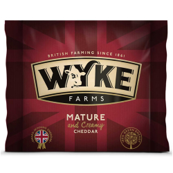 Wyke Farms Mature and Creamy Cheddar 12x200g Wyke Farms Mature and Creamy Cheddar 12x200g