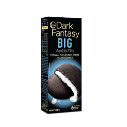 Sunfeast Dark Fantasy Big Vanilla Fills Cookies 36x150g Sunfeast Dark Fantasy Big Vanilla Fills Cookies 36x150g